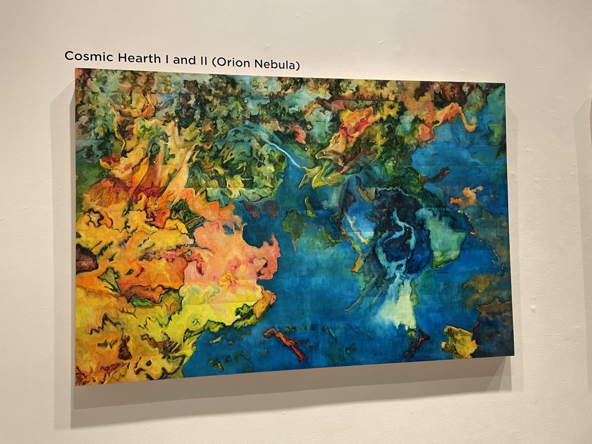 The Milky Way Laboratory Contributes to Art Exhibit at the University